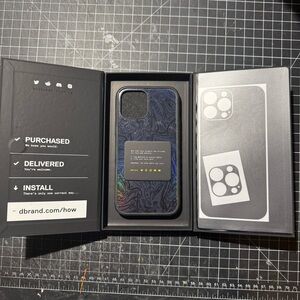 dbrand Grip - IPhone 13 Pro Max Protective Case and Screen Obsidian/Triple Black